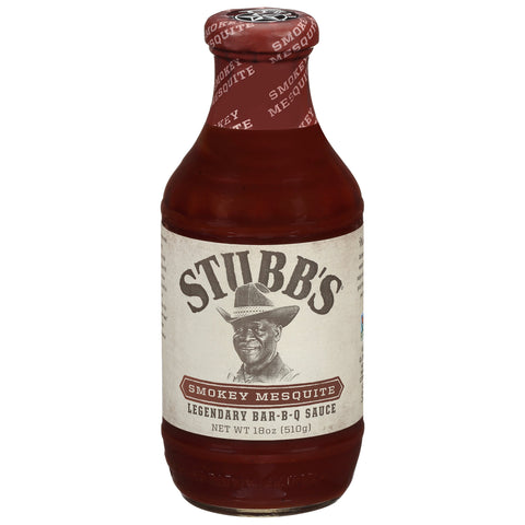 Stubb's Smokey Mesquite BBQ Sauce - 18 OZ 6 Pack