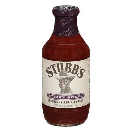 Stubb's Sticky Sweet BBQ Sauce - 18 OZ 6 Pack