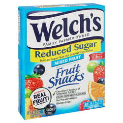 Welch's Reduced Sugar Mixed Fruit Snacks - 6.4 OZ 8 Pack