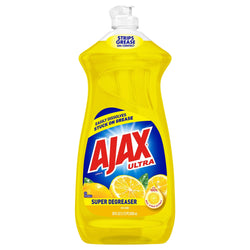 Ajax Degreaser Lemon Dish Liquid - 28 FZ 9 Pack