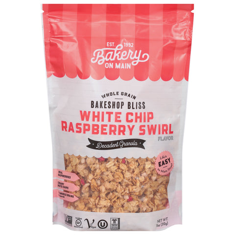 Bakery On Main White Chip Raspberry Swirl Granola - 11 OZ 6 Pack