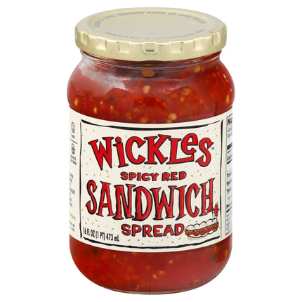 Wickles Spicy Red Sandwich Spread - 16 FZ 6 Pack