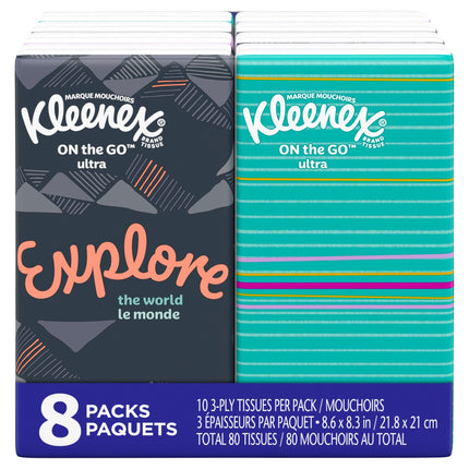 Kleenex Facial Pocket Tissue - 80 CT 12 Pack