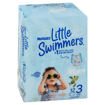 Huggies Diapers Little Swimmers Small - 12 CT 8 Pack