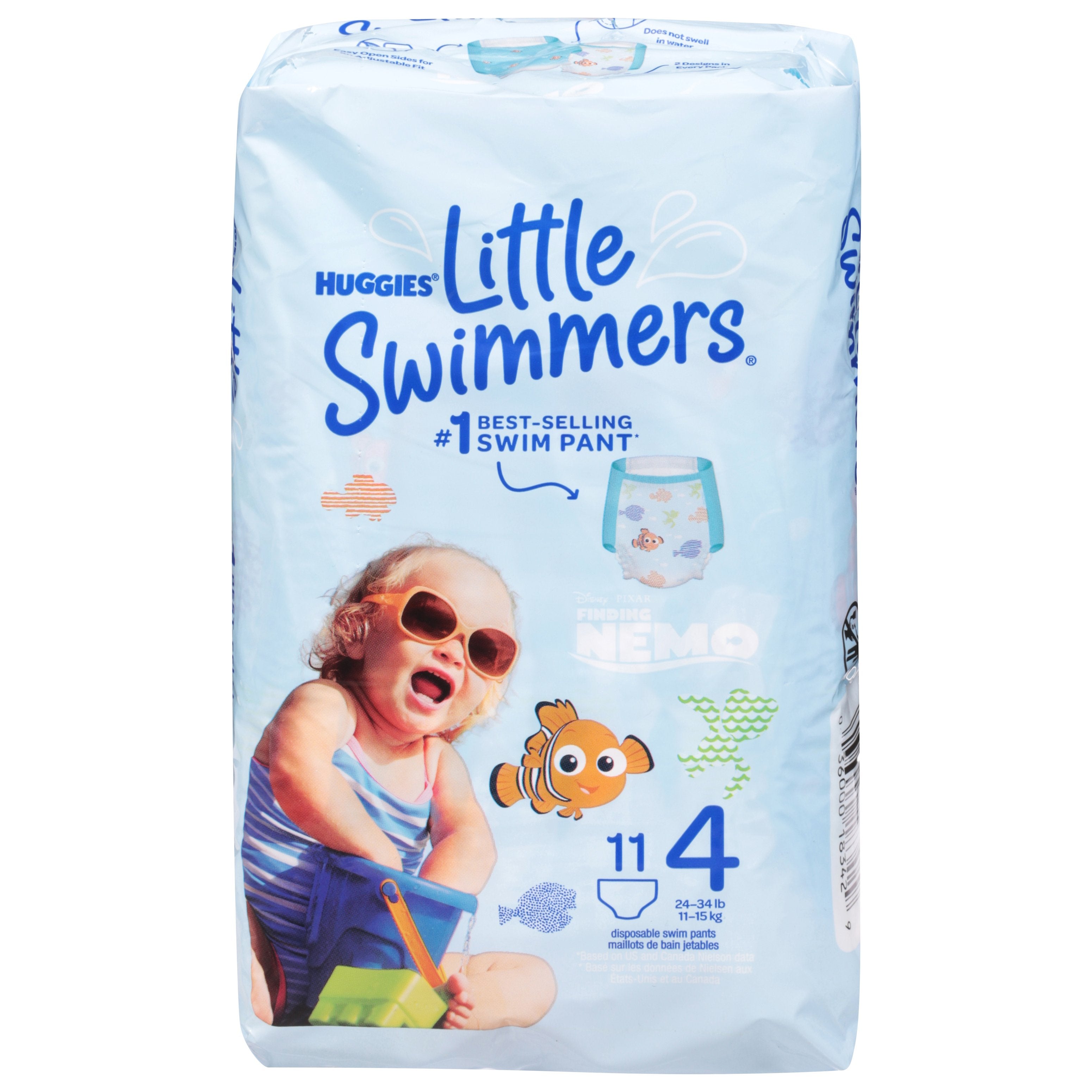  Huggies Little Swimmers Diapers - Large - 10 ct : Baby