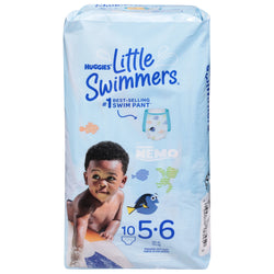 Huggies Diapers Little Swimmers Large - 10 CT 8 Pack