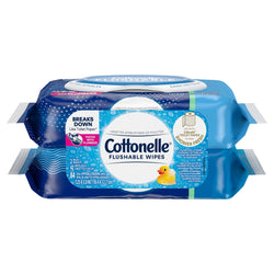 Cottonelle Flushable Wipes - 84 CT 8 Pack