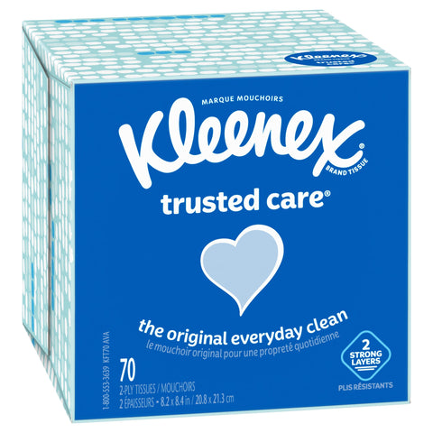 Kleenex White Facial Tissue - 70 CT 27 Pack