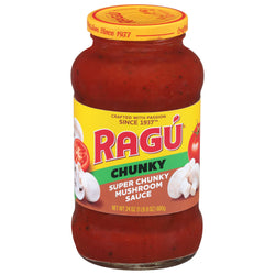 Ragu Super Chunky Mushroom Pasta Sauce - 24 OZ 12 Pack
