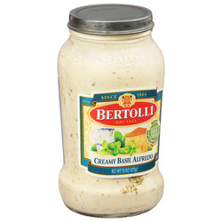 Bertolli Creamy Basil Alfredo Sauce - 15 OZ 12 Pack