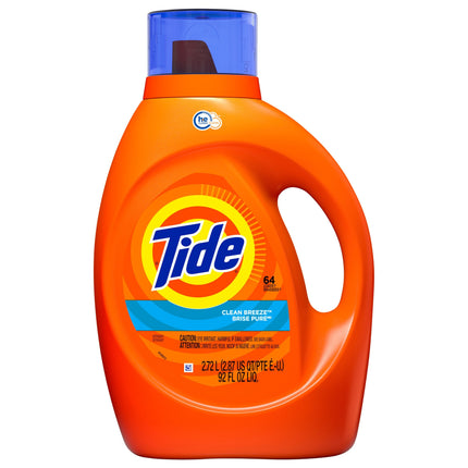 Tide Clean Breeze He Laundry Detergent - 92 FZ 4 Pack
