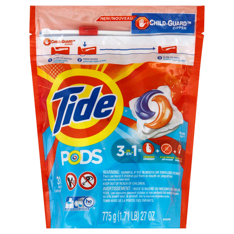 Tide Pods 3-In-1 Ocean Mist - 23 OZ 4 Pack
