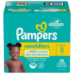 Pampers Swaddlers Size 5 Super Pack - 58 Diapers