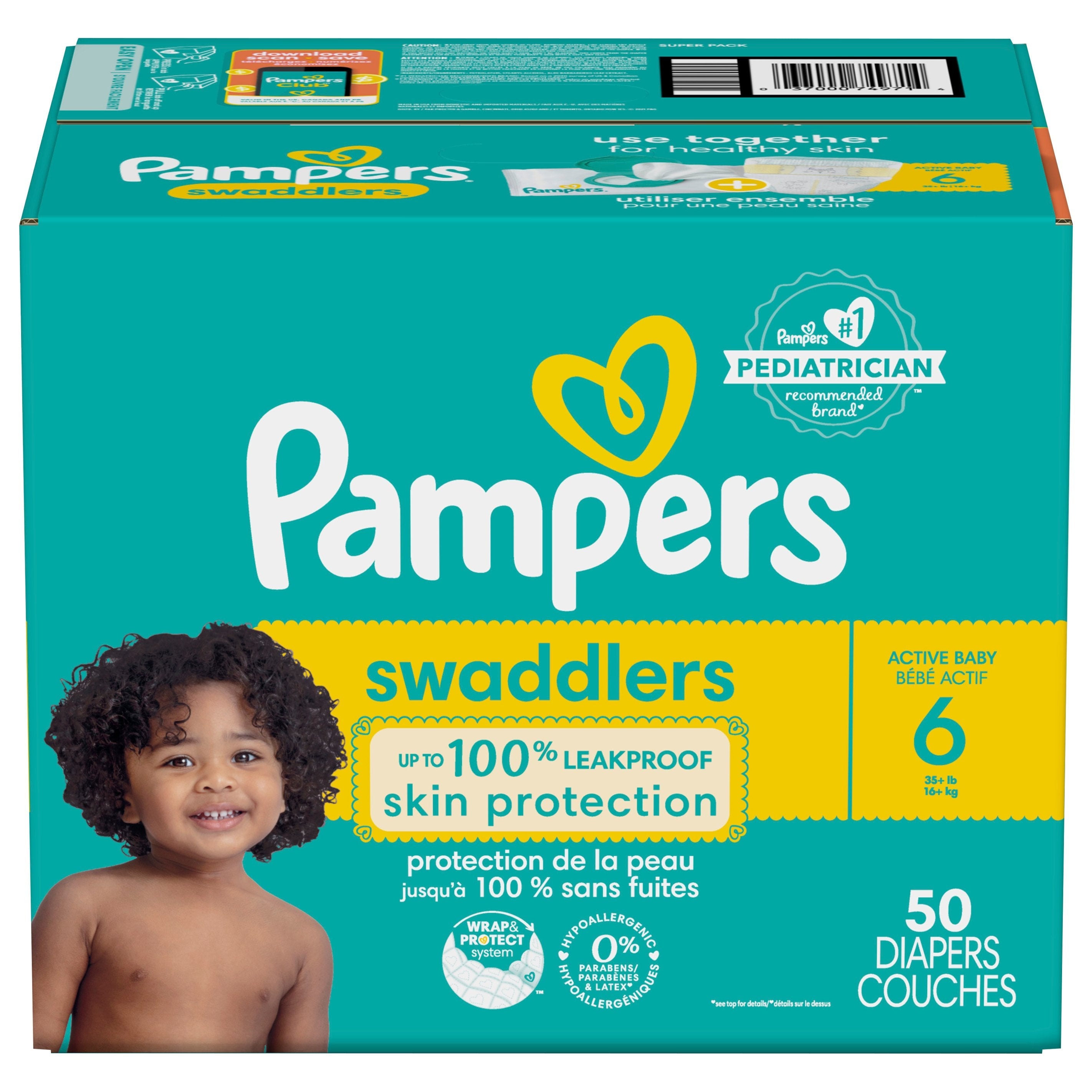 Pampers Baby-Dry Diapers Size 6 21ct