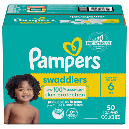 Pampers Swaddlers Size 6 Super Pack - 50 CT 1 Pack