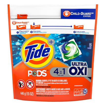 Tide Pods 4 In 1 Ultra Oxi - 15 OZ 6 Pack