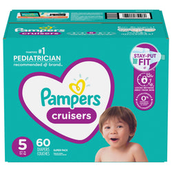 Pampers Cruisers Size 5 Super Pack - 60 Diapers