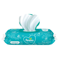 Pampers Wipes Complete Clean Unscented - 72 CT 8 Pack