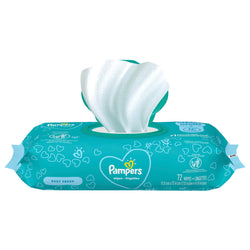 Pampers Complete Clean Baby Fresh Scent Wipes - 72 CT 8 Pack