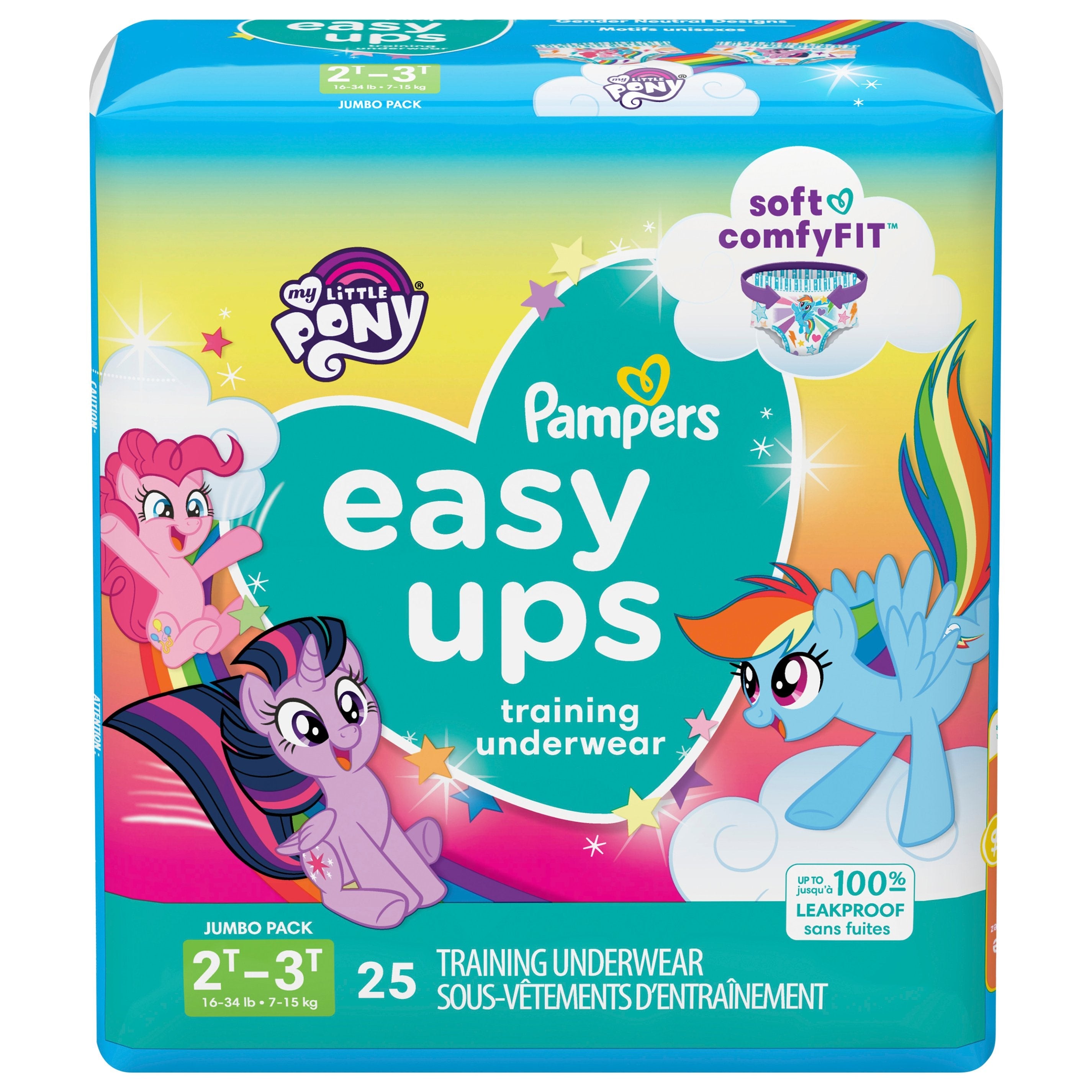 Pampers Easy Ups Training Underwear Girls Hello Kitty 2T-3T - 25 CT 4 –  StockUpExpress