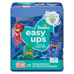 Pampers Easy Ups Training Underwear Boys Thomas & Friends 3T-4T - 22 CT 4 Pack