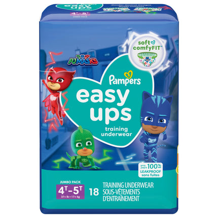 Pampers Easy Ups Training Underwear Boys Thomas & Friends 4T-5T - 18 CT 4 Pack