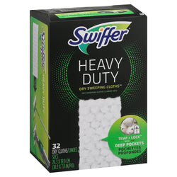 Swiffer Sweeper Dry Heavy Duty Refill - 32 CT 2 Pack