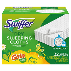 Swiffer Cleaner Sweeper Cloth With Gain - 32 CT 4 Pack