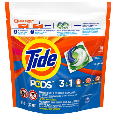 Tide Pods Original Scent - 12 OZ 6 Pack