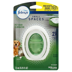 Febreze Small Spaces Pet Odor Eliminator Fresh Scent - 0.25 FZ 6 Pack