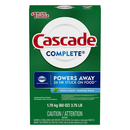 Cascade Complete Powder Fresh - 60 OZ 6 Pack