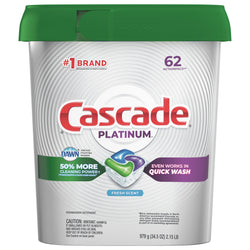 Cascade Platinum Actionpacs With Dawn - 34.5 OZ 3 Pack