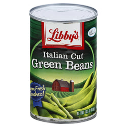 Libby's Vegetables Italian Cut Green Beans - 14.5 OZ 12 Pack
