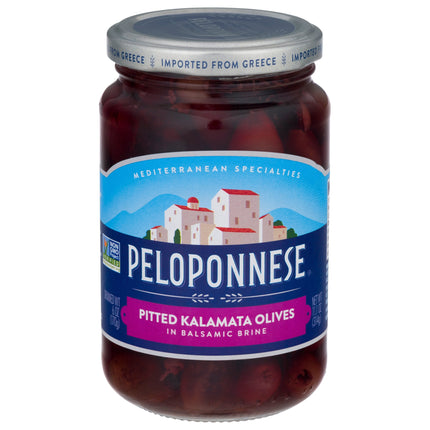 Peloponnese Pitted Kalamata Olives - 11.1 OZ 6 Pack