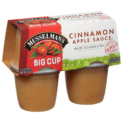 Musselman's Applesauce Cinnamon Big Cup - 24 OZ 12 Pack