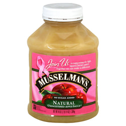 Musselman's Applesauce Natural Unsweetened - 48 OZ 8 Pack