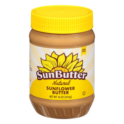 Sunbutter Natural Sunflower Butter - 16 OZ 6 Pack