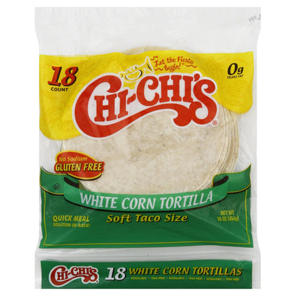 Chi Chi's Tortilla White Corn - 16 OZ 8 Pack