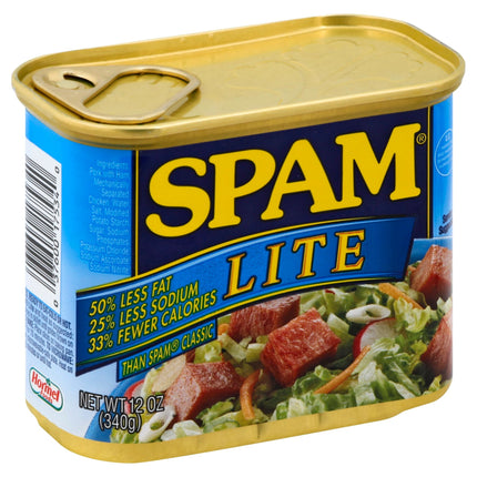 Spam Lunch Meat Lite - 12 OZ 12 Pack