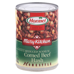 Hormel Mary Kitchen Reduced Sodium Corned Beef Hash Homestyle - 14 OZ 12 Pack