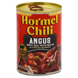Hormel Chili Angus Beef With Beans - 14 OZ 12 Pack