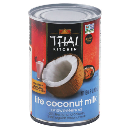 Thai Kitchen Coconut Milk Lite Unsweetened - 13.66 FZ 12 Pack