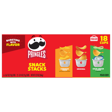 Pringles Snack Stacks Variety Pack - 12.91 OZ 4 Pack