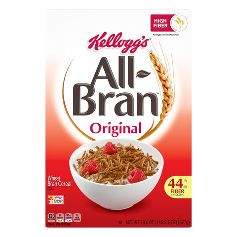 Kellogg's All-Bran Original - 18.6 OZ 8 Pack