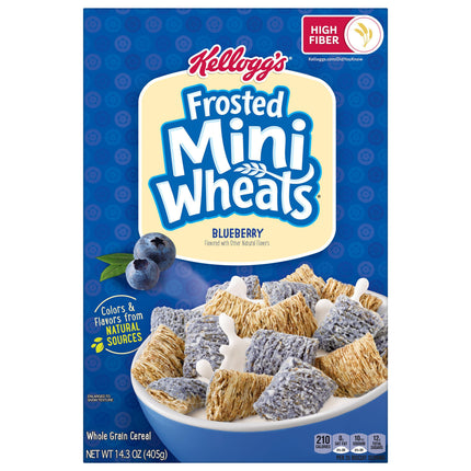 Kellogg's Frosted Mini Wheats Blueberry - 14.3 OZ 10 Pack