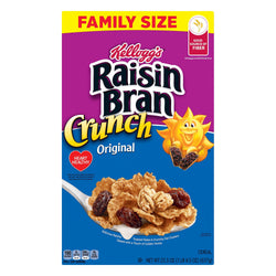 Kellogg's Raisin Bran Crunch Family Size - 22.5 OZ 16 Pack