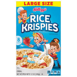Kellogg's Rice Krispies Large Size - 12 OZ 10 Pack