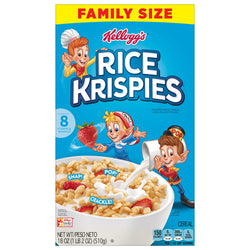 Kellogg's Rice Krispies Family Size - 18 OZ 6 Pack