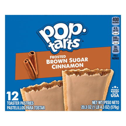 Kellogg's Pop-Tarts Frosted Brown Sugar Cinnamon - 20.3 OZ 12 Pack