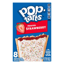 Kellogg's Pop-Tarts Frosted Strawberry - 13.5 OZ 12 Pack